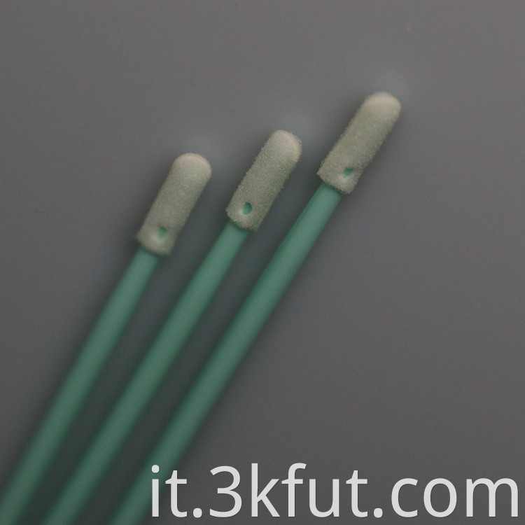 fiber optic clean foam swab